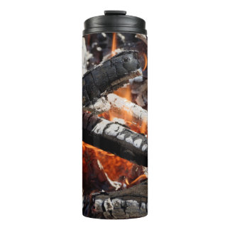 wood fire thermal tumbler
