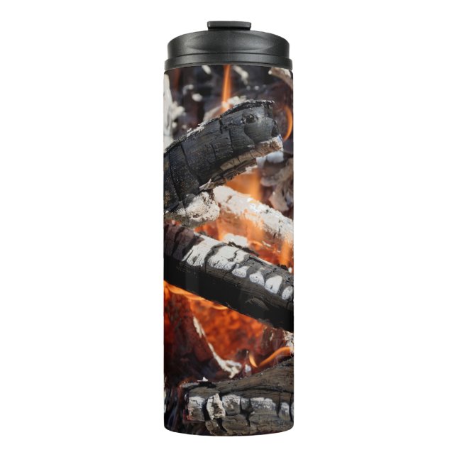 wood fire thermal tumbler (Front)