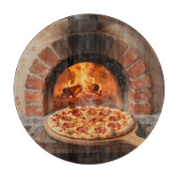 Wood-Fired Pepperoni Pizza Rustic Italian
