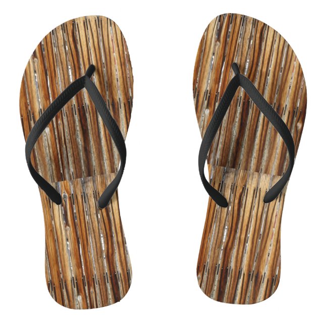 Wood Flip Flops (Footbed)