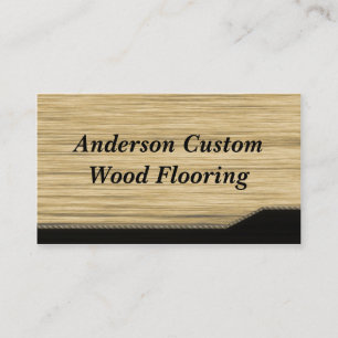 Wood Flooring Business Card
