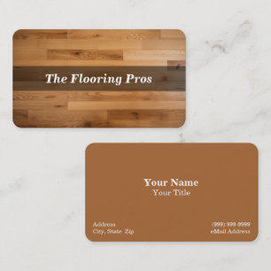 Wood Flooring Business Card