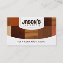 Wood Floors Business Cards