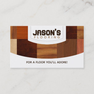 Wood Floors Business Cards