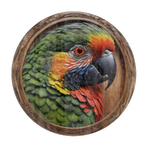 Wood Framed Australian Rainbow Lorikeet, Cutting Board