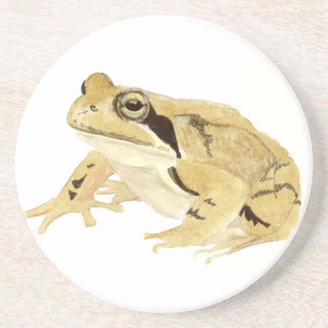 Wood Frog Coaster (Front)