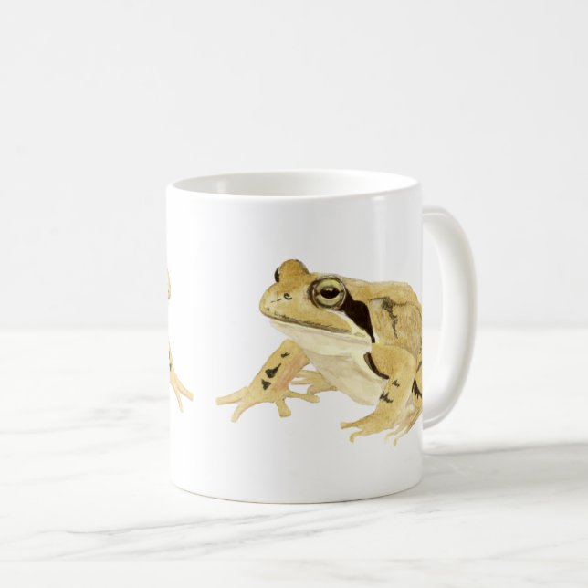 Wood Frog Coffee Mug (Front Right)