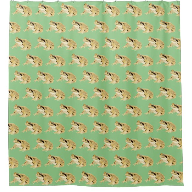 Wood Frog Shower Curtain (Front)