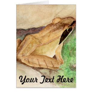 Wood Frog Watercolor