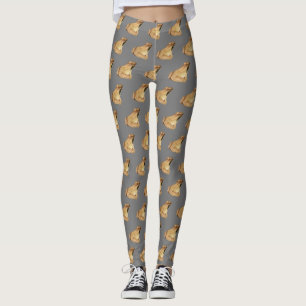 Wood Frog Watercolor Leggings
