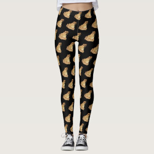 Wood Frog Watercolor Leggings