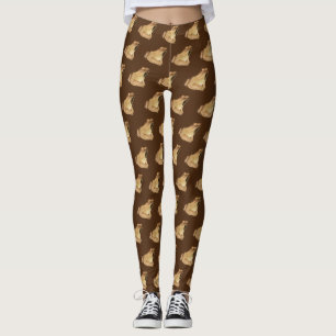 Wood Frog Watercolor Leggings