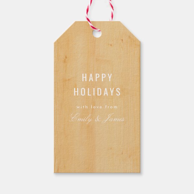 Wood Gift Tags (Front)
