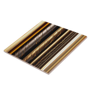Wood Gold Modern Art Lamperia Collection Tile