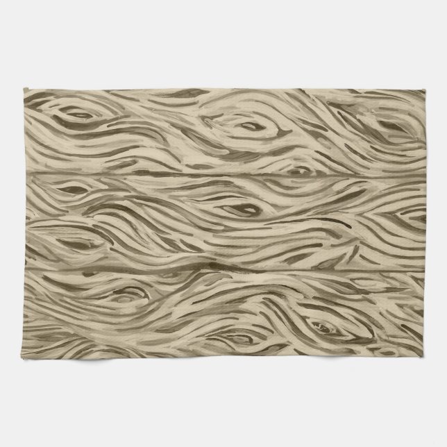 wood grain board planks kitchen towel (Horizontal)