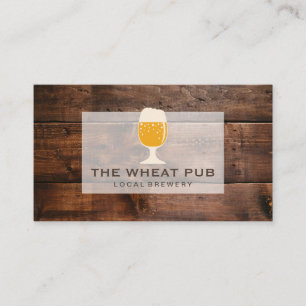 Wood Grain Business Card