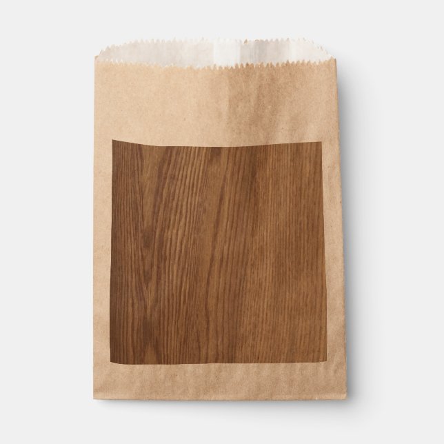 Wood Grain Favour Bags  (Front)