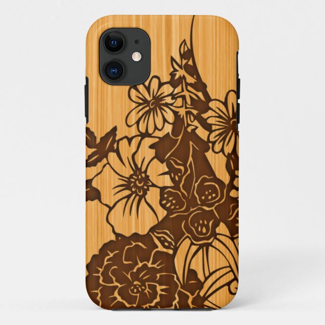 Wood Grain iPhone 5G Barely There Case-Mate Case-Mate iPhone Case (Back)