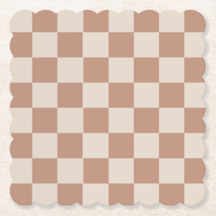 Wood Grain Paper Coaster