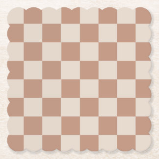 Wood Grain Paper Coaster