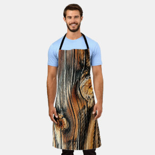 Wood Grain Pattern  Apron