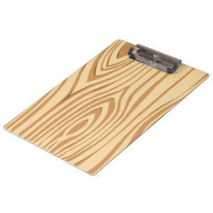 WOOD GRAIN PATTERN CLIPBOARD