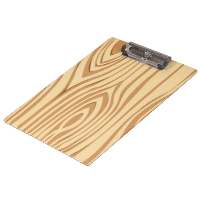 WOOD GRAIN PATTERN CLIPBOARD (Angled)
