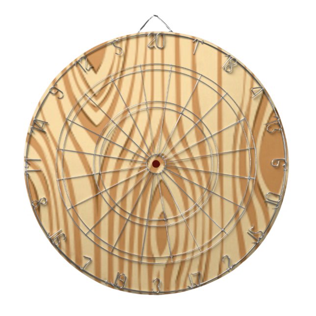 WOOD GRAIN PATTERN DARTBOARD (Front)