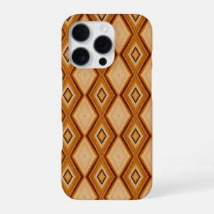 Wood Grain Pattern iPhone 16 Pro Case