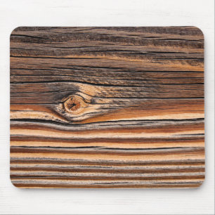 Wood Grain Pattern Mouse Mat