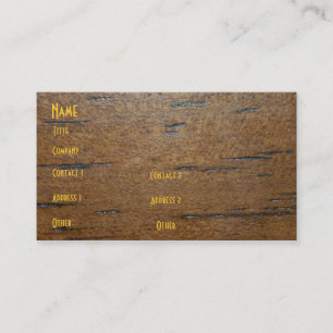 Wood Grain Profile Card