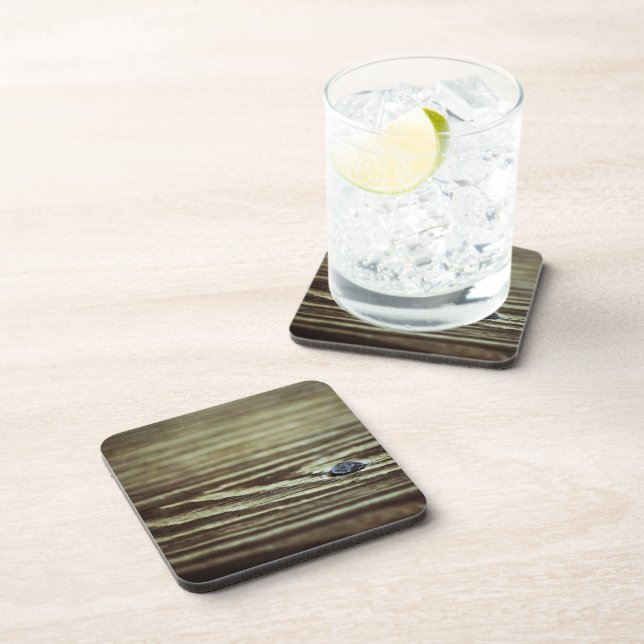Wood Grain Texture by Shirley Taylor Coaster (Right Side)