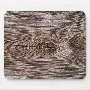 Wood Grain Texture Mouse Mat