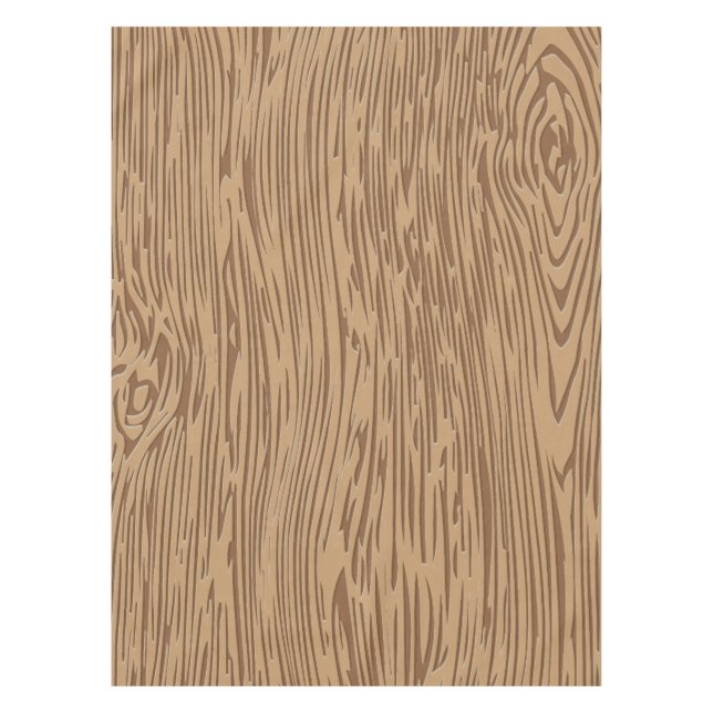 Wood grain texture tablecloth (Front)