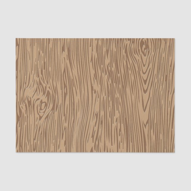 Wood grain texture tissue paper (Front)