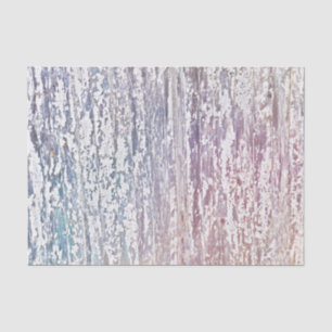 Wood Grain White Purple Pink Pastel Rustic Texture Tissue Paper