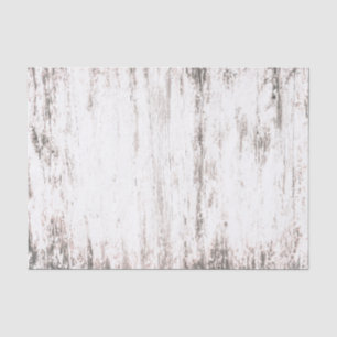 Wood Grain White Rustic Country Texture Decoupage Tissue Paper