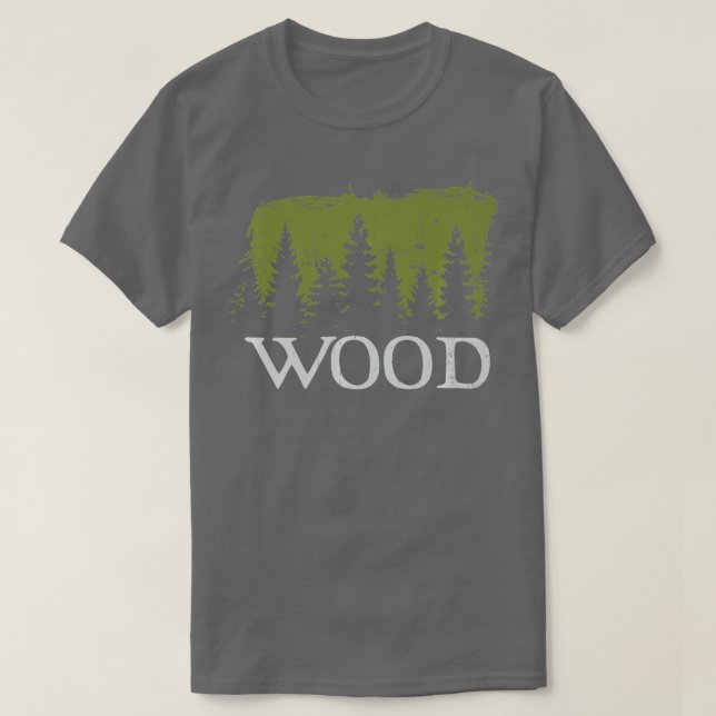 Wood Hiking Outdooor Bushcraft Foresters Premium  T-Shirt (Design Front)
