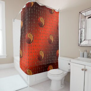 Wood Horse Shower Curtain