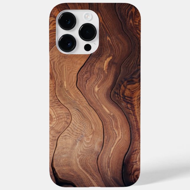 Wood In Motion Pattern Rustic Natural Stylish Case-Mate iPhone Case (Back)
