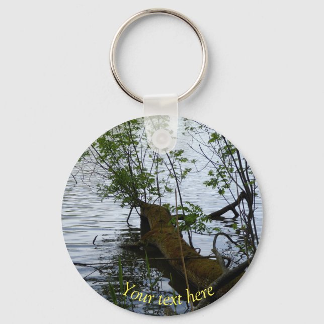 Wood in Water Key Ring (Front)