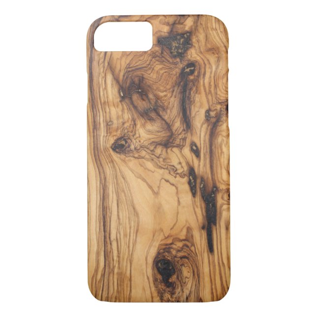 Wood iPhone case olivewood style (Back)