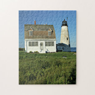 Wood Island Lighthouse, Maine Jigsaw Puzzle