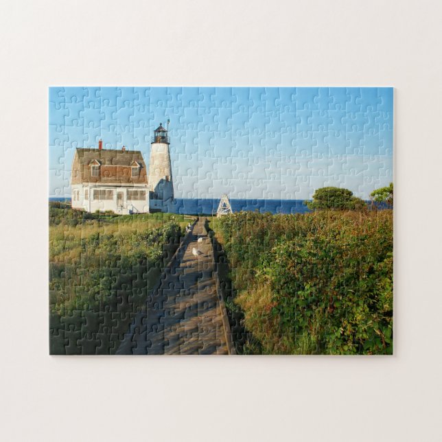 Wood Island Lighthouse, Maine Puzzle (Horizontal)