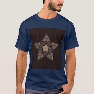 wood letter E design dark T-Shirt