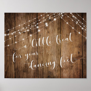 Wood & Lights A Little Treat for Your Dancing Feet Poster