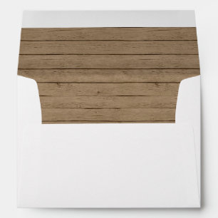Wood Lined Envelope