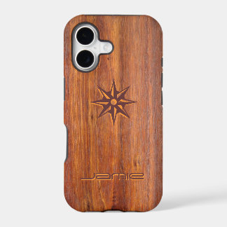 Wood-look carved Customised iPhone5 covers