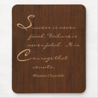 Wood look mouse pad