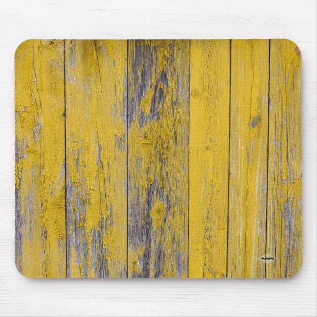 Wood look Mouse Pad - HAMbyWG (Front)